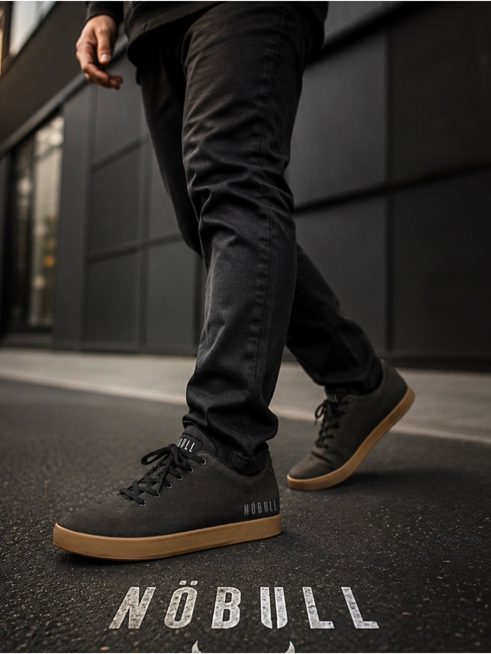 NOBULL Black Sneakers with Gum Sole